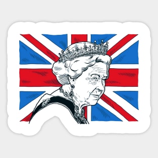 memories queen elizabeth Sticker